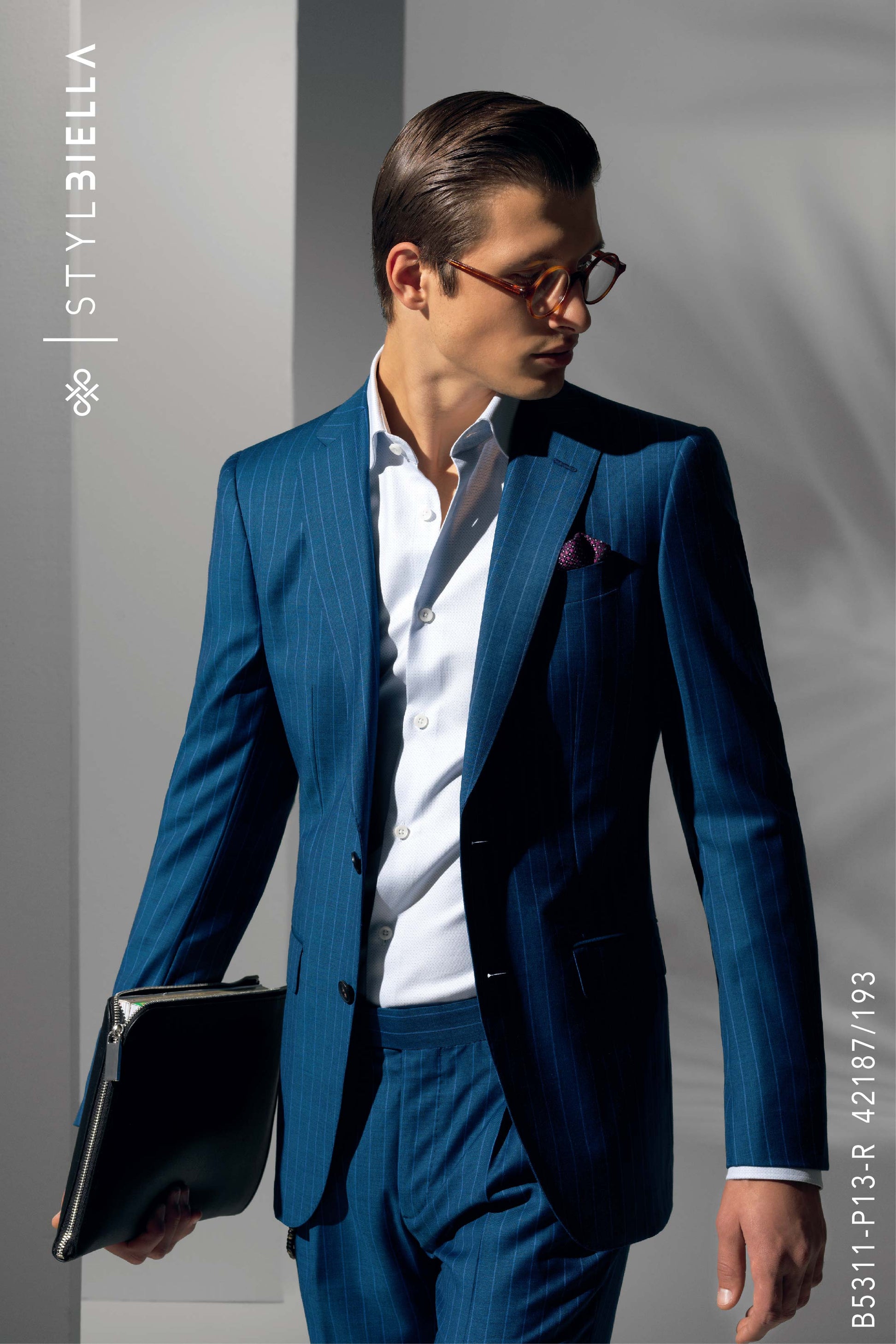 *STYLBIELLA* Luxury Blue Custom Suit – OTTOTOS