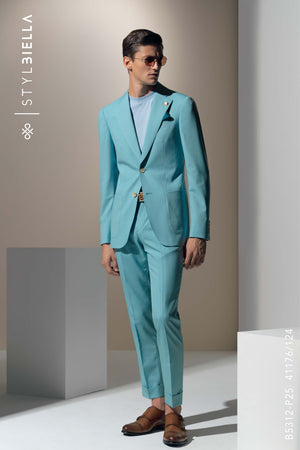 *STYLBIELLA* Luxury Tiffany Blue Suit