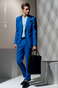 *STYLBIELLA* Luxury Royal Blue Custom Suit