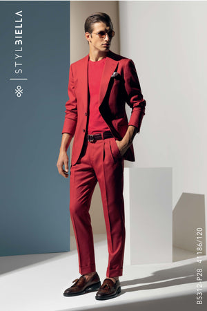 *STYLBIELLA* Luxury Red Custom Suit