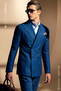 *STYLBIELLA* Luxury Navy Blue Suit Blazer