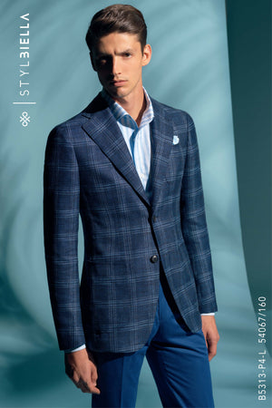 *STYLBIELLA* Luxury Bark Blue Suit Blazer
