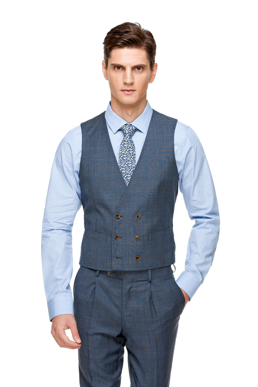 Custom Blue V Standard Shape Vest ottotos