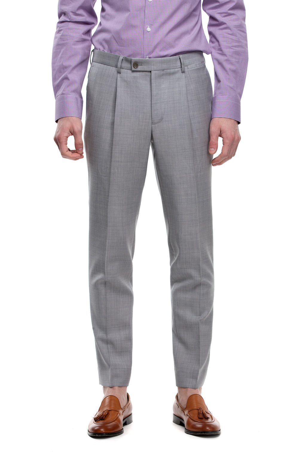 Custom Grey with Pleats Pants - ottotos