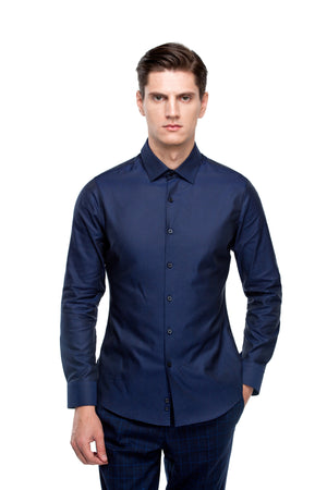 Custom Dark Blue Shirt ottotos
