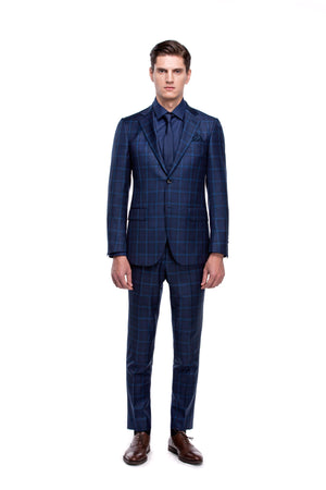 Custom Dark Blue Signature Suit - ottotos