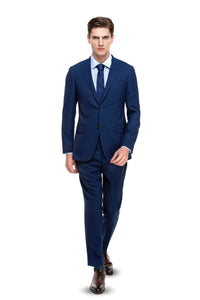 Custom Navy Blue Signature Suit ottotos